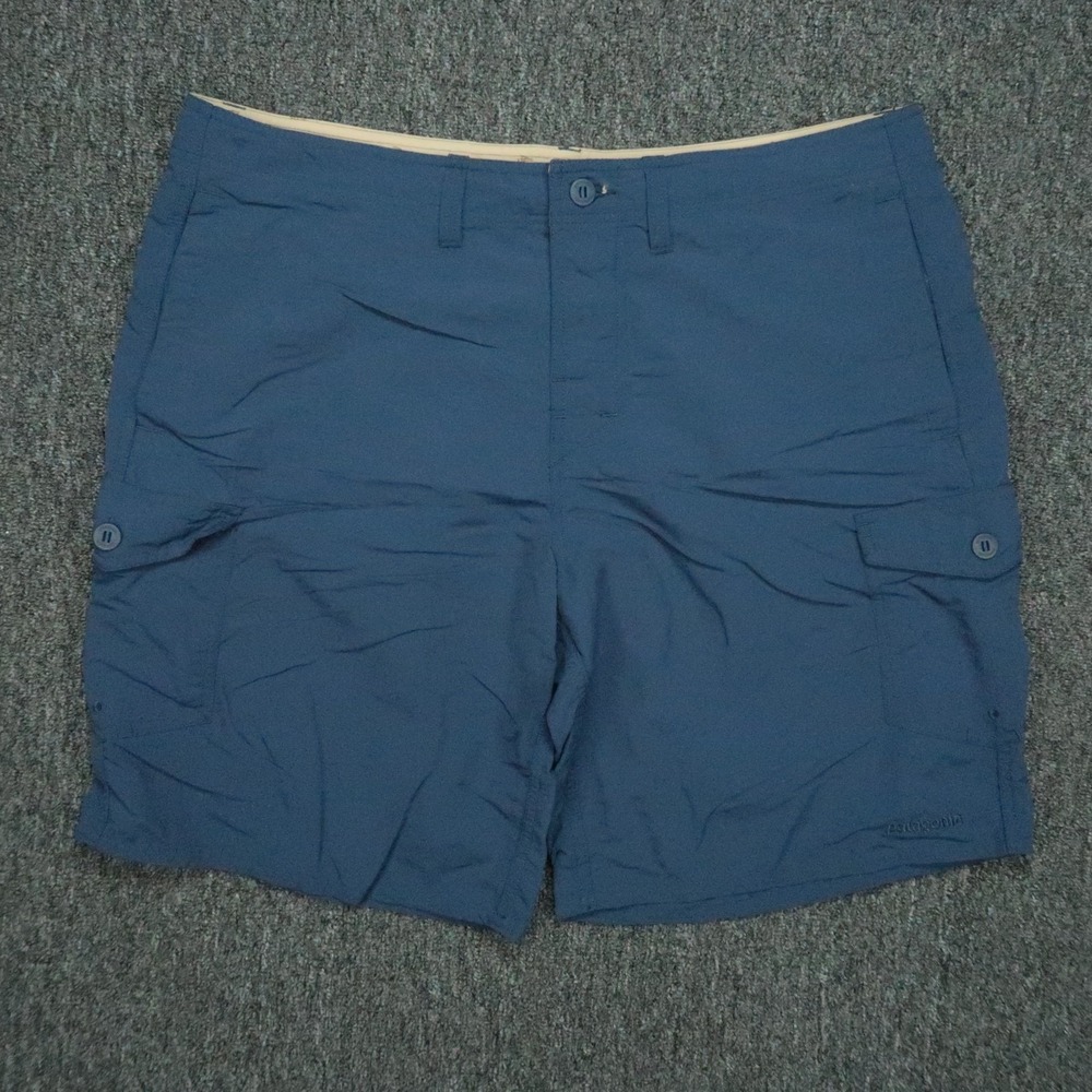 Patagonia Board Shorts Mens 40 Blue Waverfarer Cargo Board‎ Swim